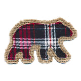 Rustic Bear Christmas Ornament (In-the-Hoop)