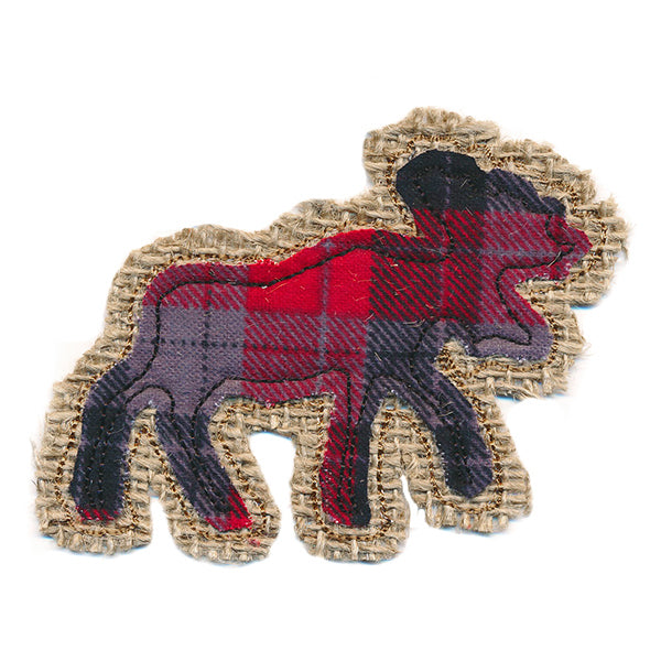 Rustic Moose Christmas Ornament (In-the-Hoop)