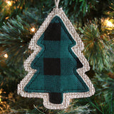 Rustic Tree Christmas Ornament (In-the-Hoop)