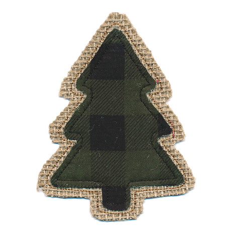 Rustic Tree Christmas Ornament (In-the-Hoop)