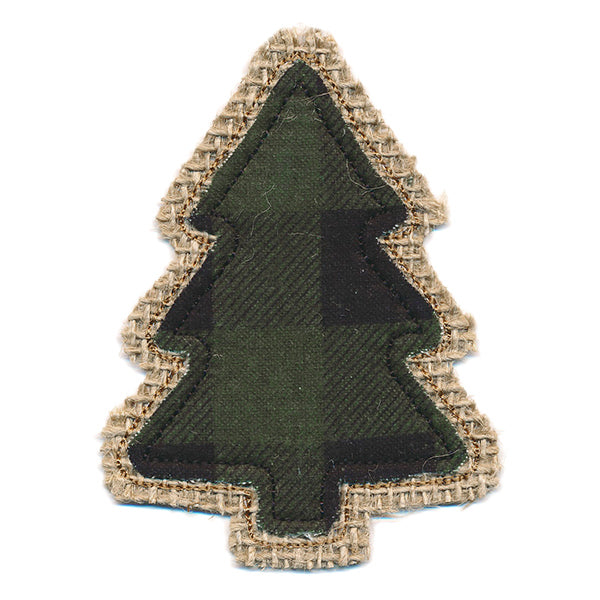 Rustic Tree Christmas Ornament (In-the-Hoop)