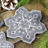 Elegant Christmas Snowflake Ornament (In-the-Hoop)