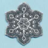 Elegant Christmas Snowflake Ornament (In-the-Hoop)