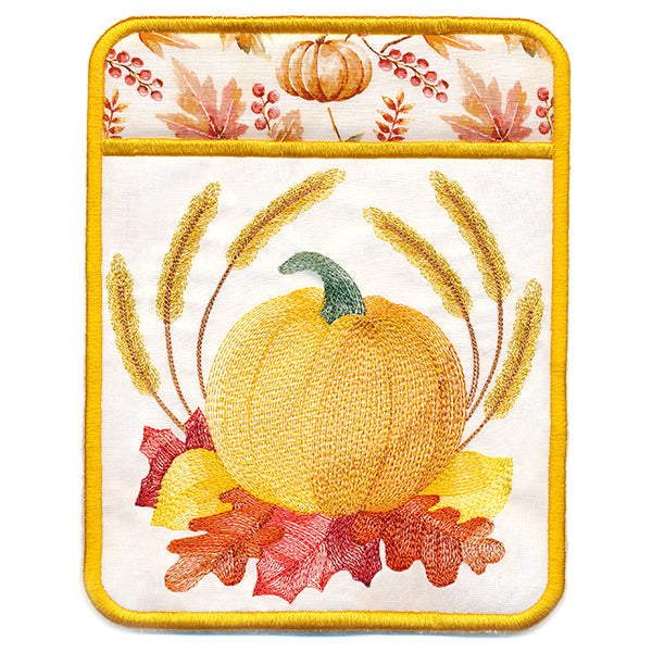 Autumn Harvest Pot Holder (In-the-Hoop)