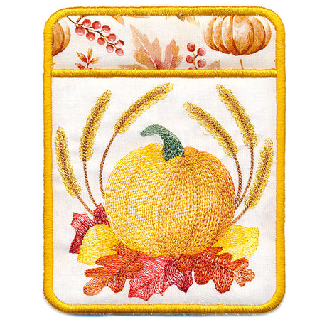 Autumn Harvest Pot Holder (In-the-Hoop)