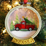 Retro Truck Snowglobe (Organza)