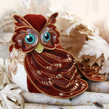 Owl Stuffie in 3D (In-the-Hoop)