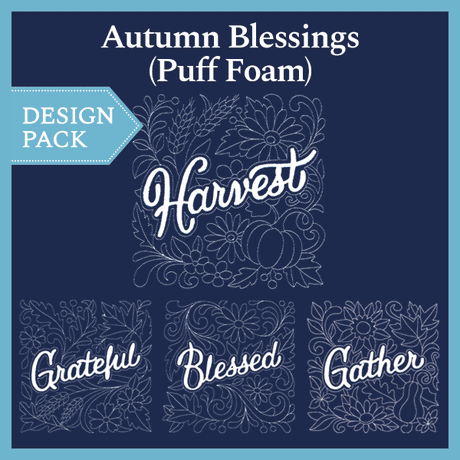 A Autumn Blessings (Puff Foam) Design Pack