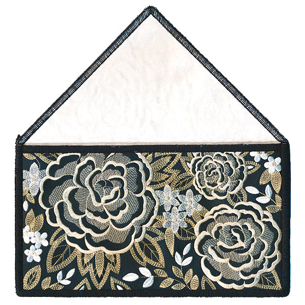 Elegant Floral Envelope Clutch (In-the-Hoop)