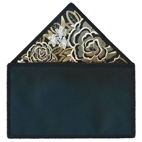 Elegant Floral Envelope Clutch (In-the-Hoop)