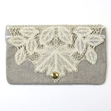 Lacy Leaves Lined Zipper Pouch (In-the-Hoop)