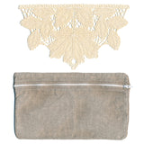 Lacy Leaves Lined Zipper Pouch (In-the-Hoop)