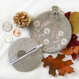 Delicate Wildflower Lined Coin Purse (In-the-Hoop)