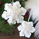 Filigree Ornaments - Snowflake (Puff Foam) (In-the-Hoop)