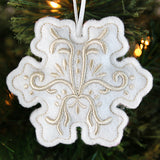 Filigree Ornaments - Snowflake (Puff Foam) (In-the-Hoop)