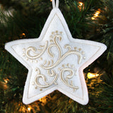 Filigree Ornaments - Star (Puff Foam) (In-the-Hoop)