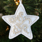 Filigree Ornaments - Star (Puff Foam) (In-the-Hoop)