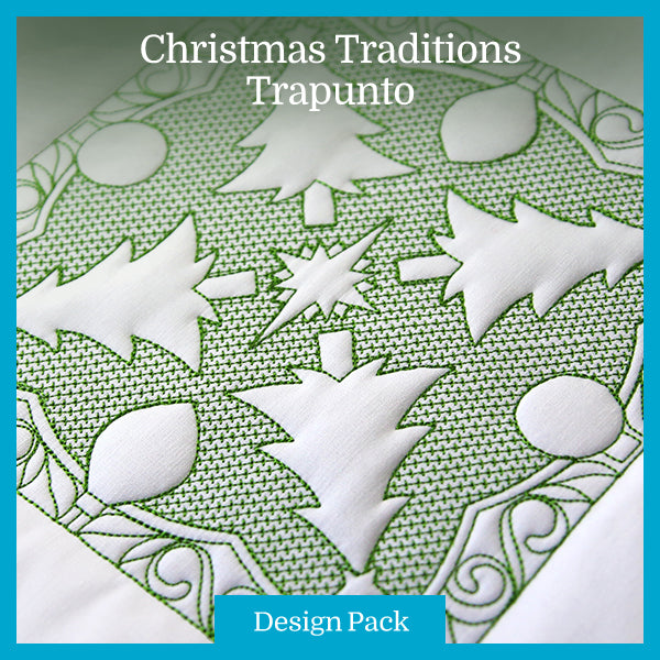 A Christmas Traditions (Trapunto) Design Pack