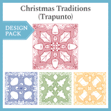 A Christmas Traditions (Trapunto) Design Pack