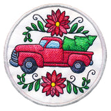 Charming Christmas Retro Truck Trivet (In-the-Hoop)