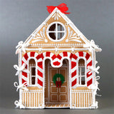 Sweet Gingerbread House in 3D (In-the-Hoop)