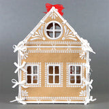 Sweet Gingerbread House in 3D (In-the-Hoop)