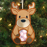 Christmas Reindeer Candy Holder (In-the-Hoop)
