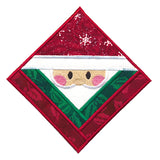 Santa Trivet Ornament (In-the-Hoop)