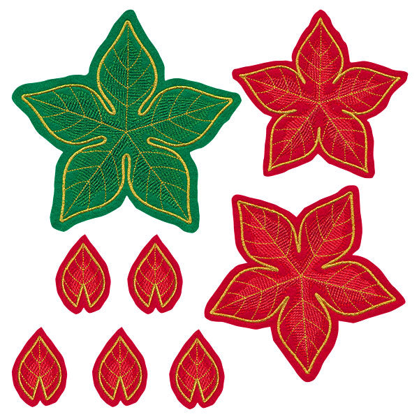 Freestanding Fabric Poinsettia (In-the-Hoop)