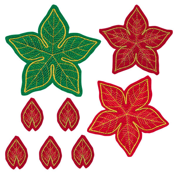 Freestanding Fabric Poinsettia (In-the-Hoop)