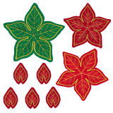 Freestanding Fabric Poinsettia (In-the-Hoop)