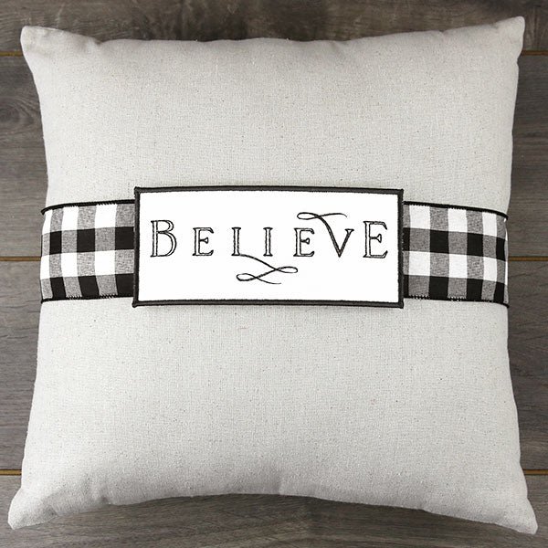 Believe Pillow Wrap (In-the-Hoop)