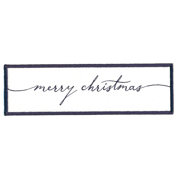 Merry Christmas Pillow Wrap (In-the-Hoop)