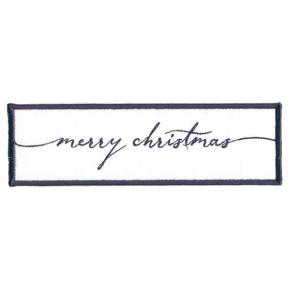 Merry Christmas Pillow Wrap (In-the-Hoop)