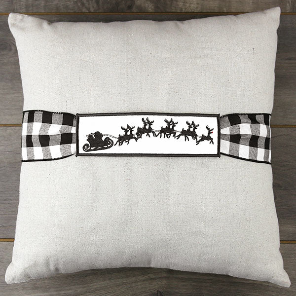 Magical Sleigh Ride Pillow Wrap (In-the-Hoop)
