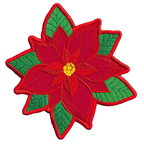 Poinsettia Pillow Wrap (In-the-Hoop)
