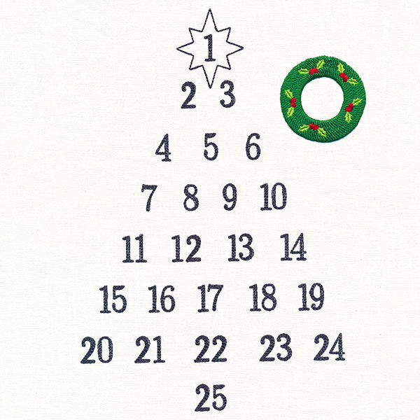 Christmas Tree Advent Calendar
