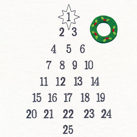 Christmas Tree Advent Calendar