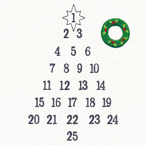 Christmas Tree Advent Calendar