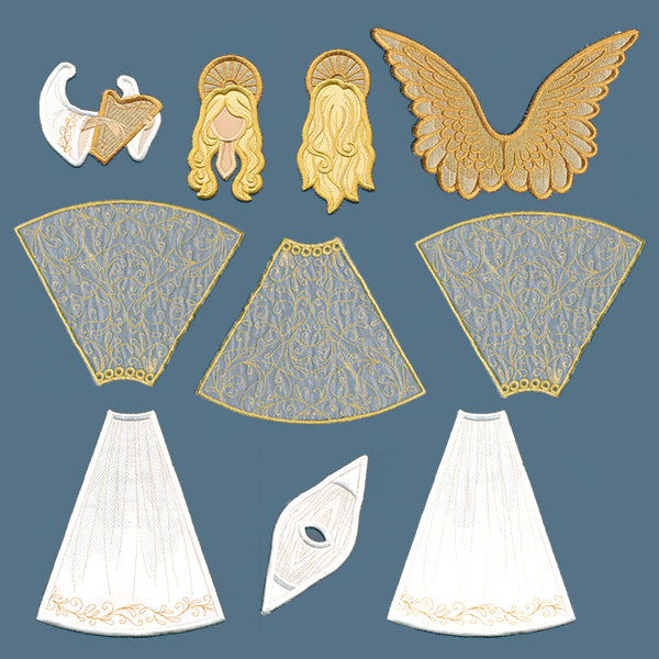 Elegant Angel in 3D (In-the-Hoop)