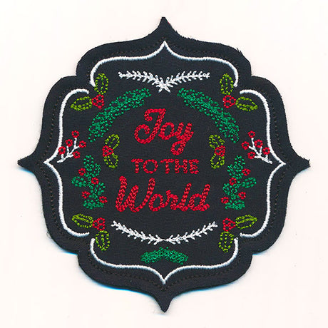 Classic Joy to the World Ornament (In-the-Hoop)