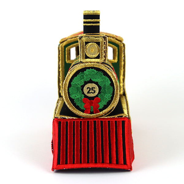 Christmas Train Engine in 3D (In-the-Hoop)