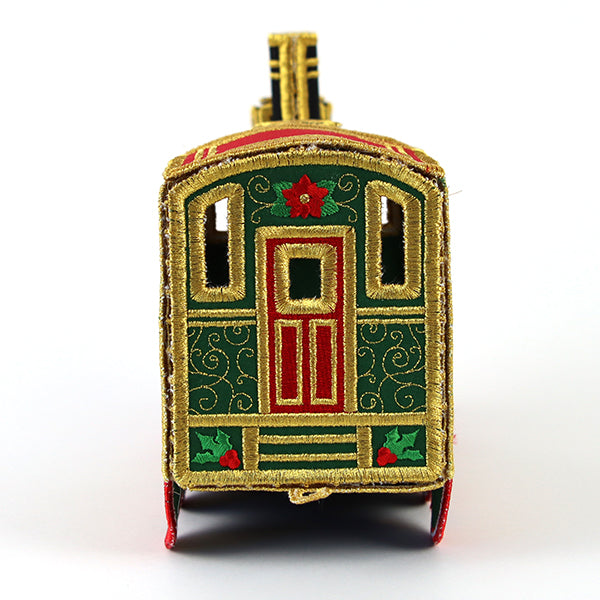 Christmas Train Engine in 3D (In-the-Hoop)
