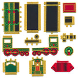 Christmas Train Engine in 3D (In-the-Hoop)