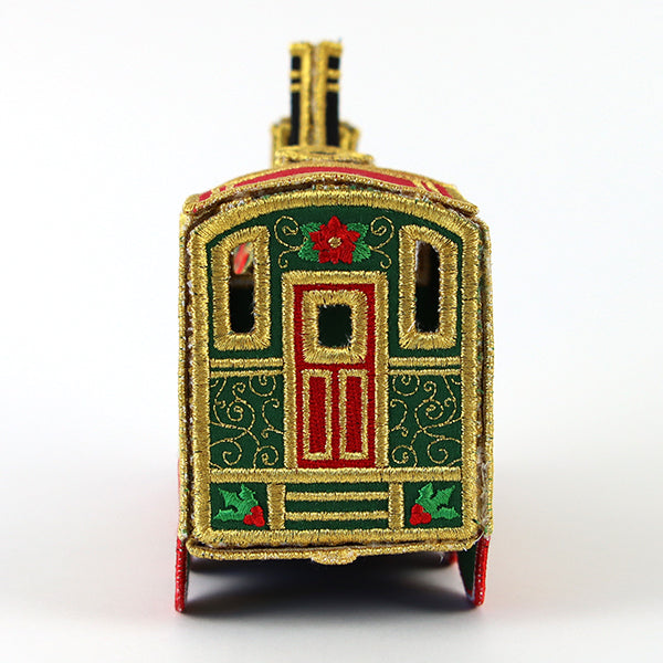 Christmas Train Engine in 3D (In-the-Hoop)