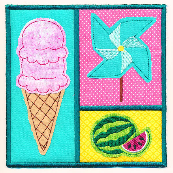 Summer Favorites Trivet (In-the-Hoop)