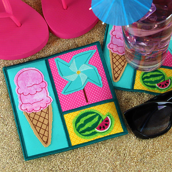 Summer Favorites Trivet (In-the-Hoop)