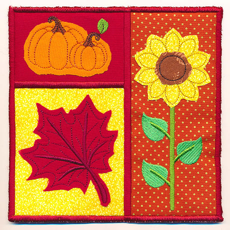 Autumn Favorites Trivet (In-the-Hoop)