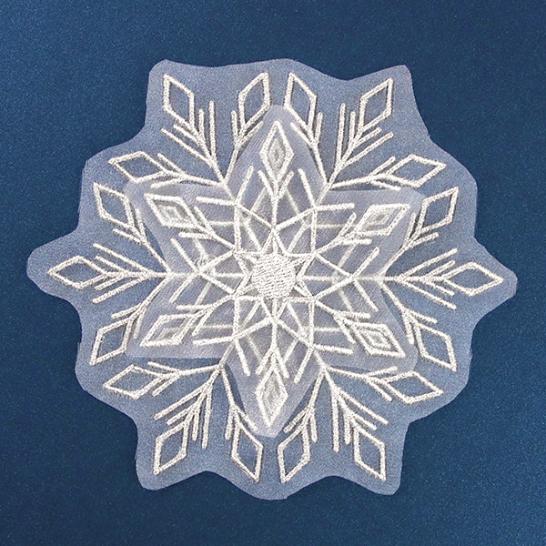 Glistening Snowflake (Organza)