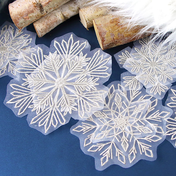 Glistening Snowflake (Organza)